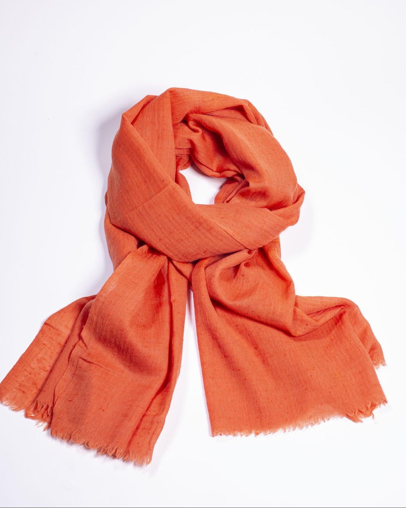 Angora scarf sunset