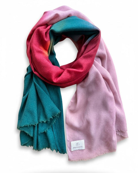 Angora scarf night sky