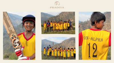 Cricket in Indien, Nepal und Oda: PRADIYAs GenAlpha spielt