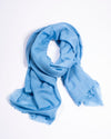 Angora scarf sky blue