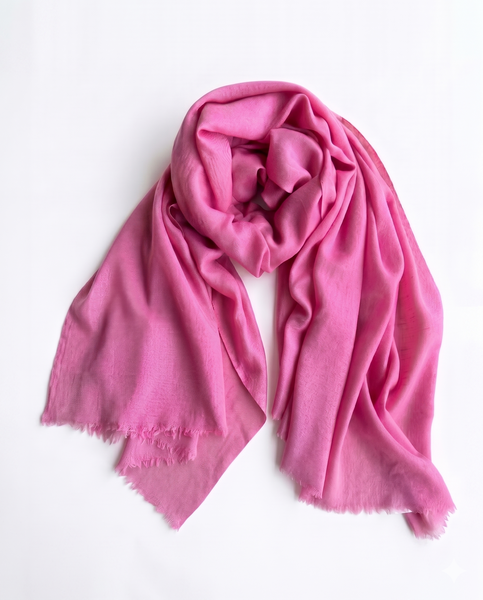 Angoraschal Flamingo