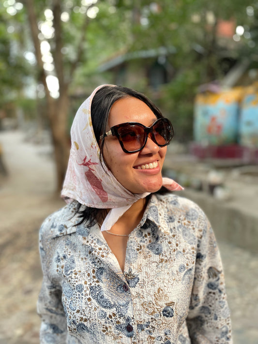 Eco Print Cloth White