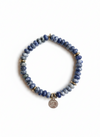 Ocean Calm - Männer Mala Armband: Lapislazuli