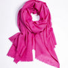 PRADIYA Angoraschal Magenta – handgewebt in Chamba, Indien, 100% ethische Angorawolle vom Himalaya, 100x200 cm. Angora shawl blue horizon, handwoven in Chamba, India, 100% ethical angora wool from the Himalayas. Jeder Kauf gibt einem Kind in Nepal einen Monat Patenschaft zurück. Every purchase sponsors one month of care, education and a loving home for a child in Nepal. 